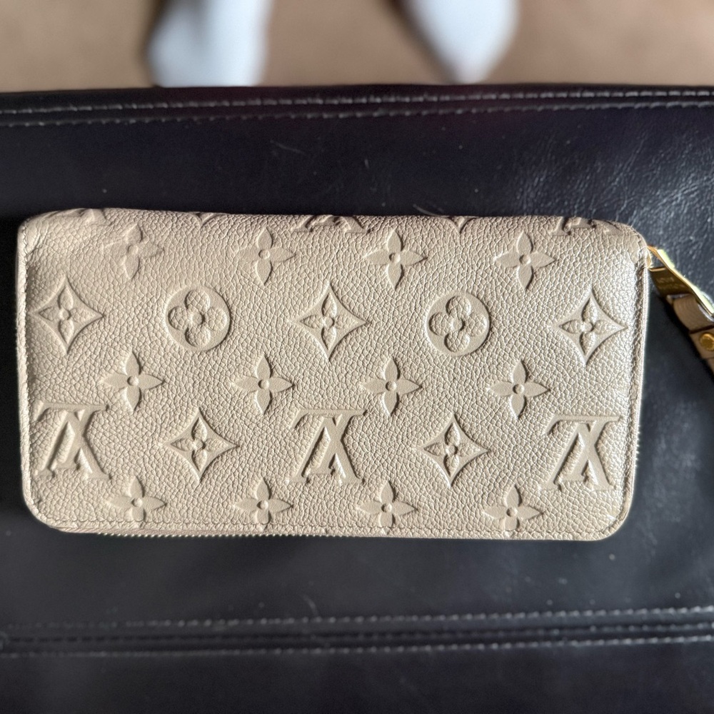 Louis Vuitton Beige Monogram Wallet